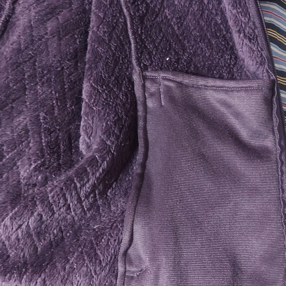 The North Face Deep Purple Osito High Pile Fleece Full Zip Jacket Women’s Small - Picture 7 of 9